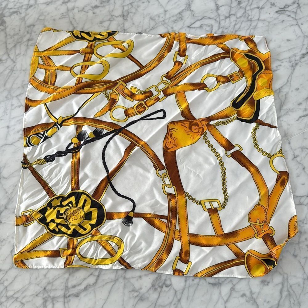 Equestrian Horse Western Cowboy Scarf Handkerchief Bandanna 21”x 21”